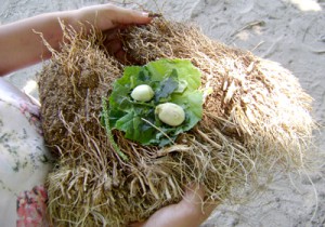 Die Natur bietet viele Gelegenheit, der Phantasie und Kreativität freien Lauf zu lassen.